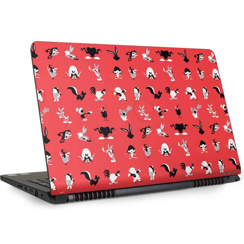 Looney Tunes Identity Red Pattern Dell Inspiron Skin